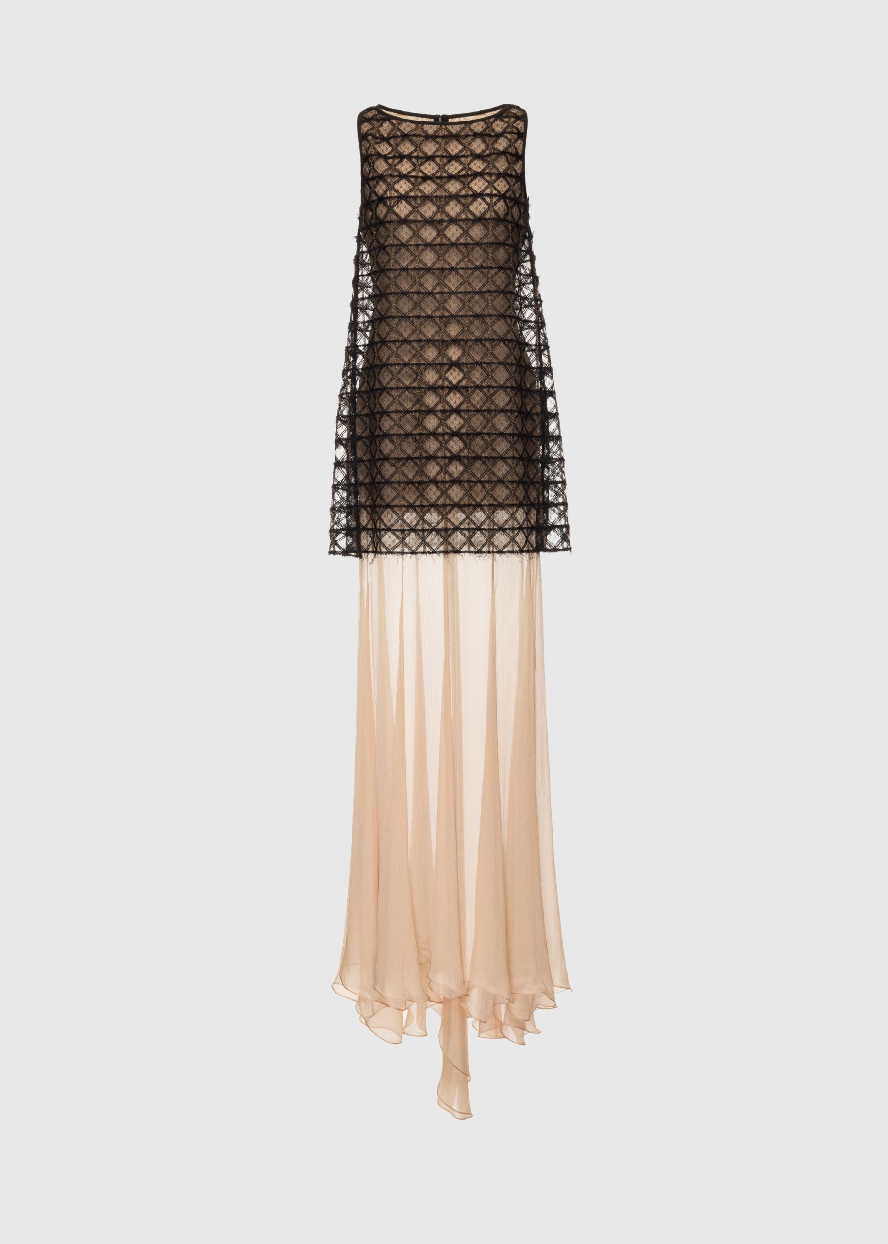 Net lace gown