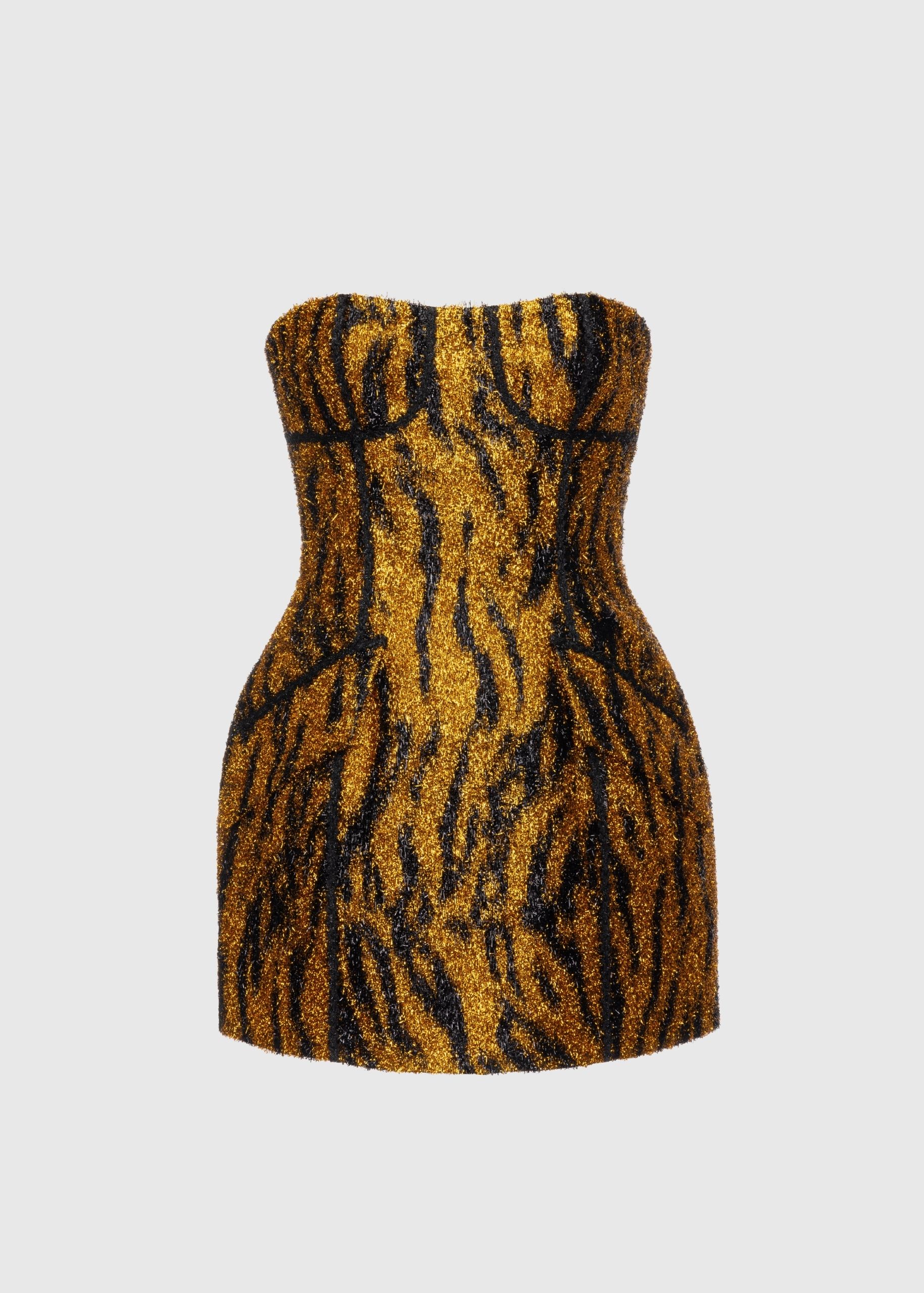 Textured mini dress