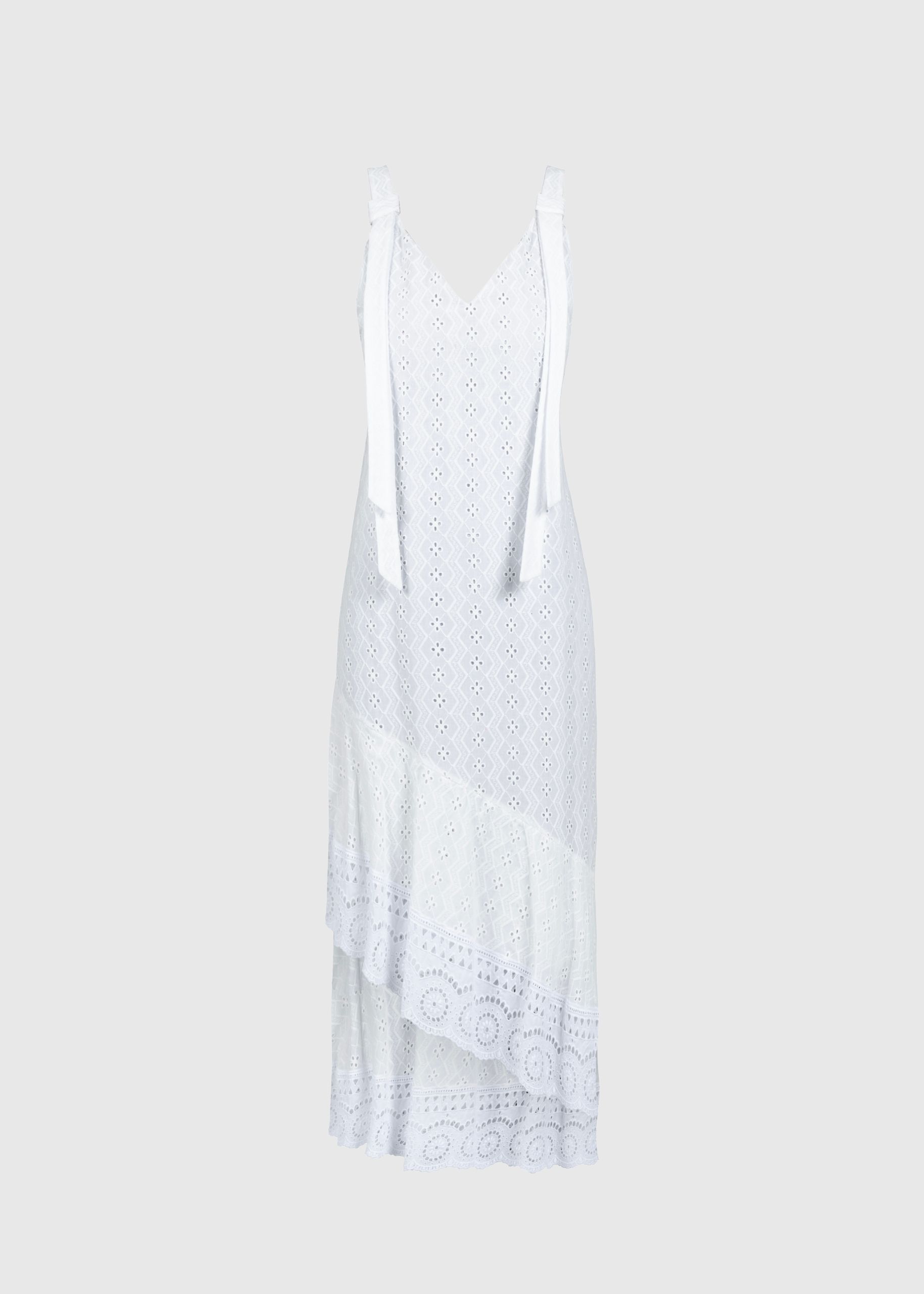Eyelet slip dress