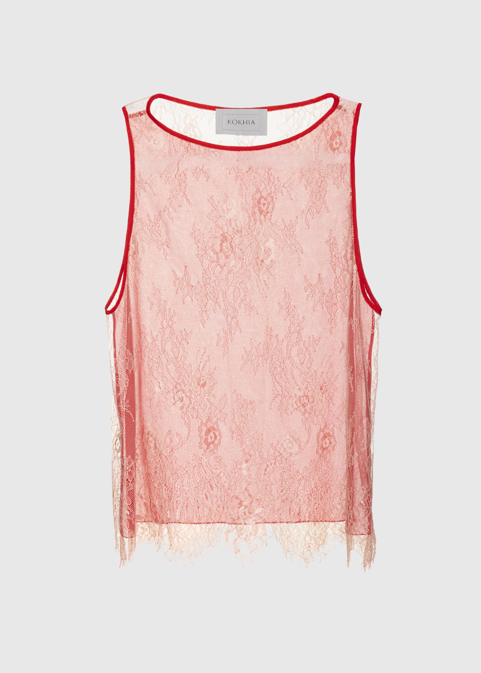 Guipure boatneck top