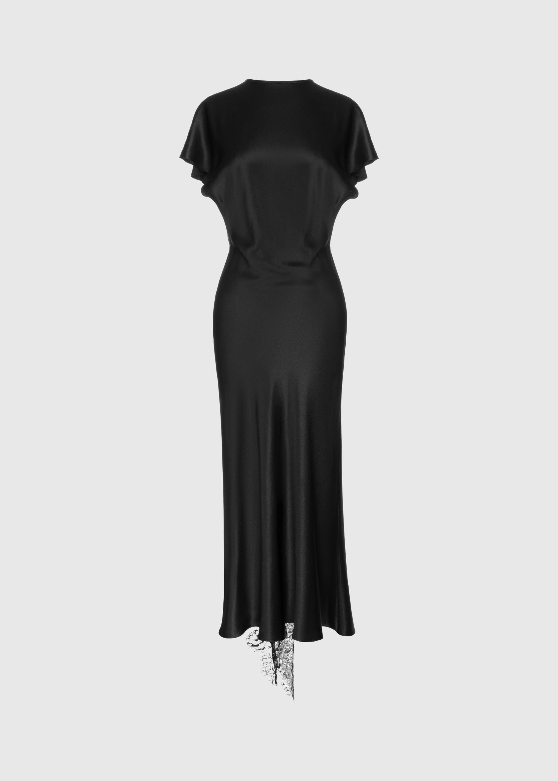 Open-back lace dress
