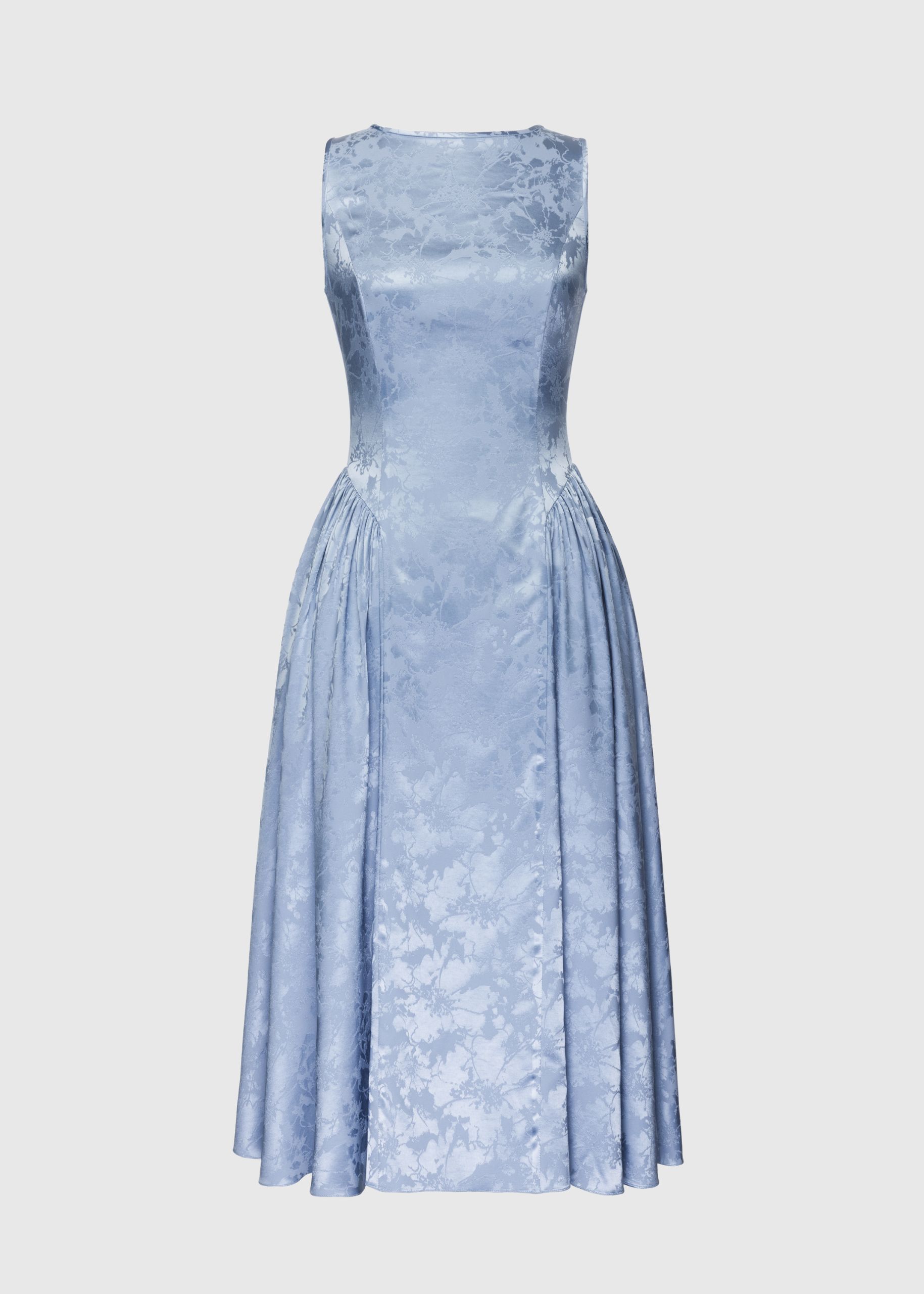 Floral jacquard dress