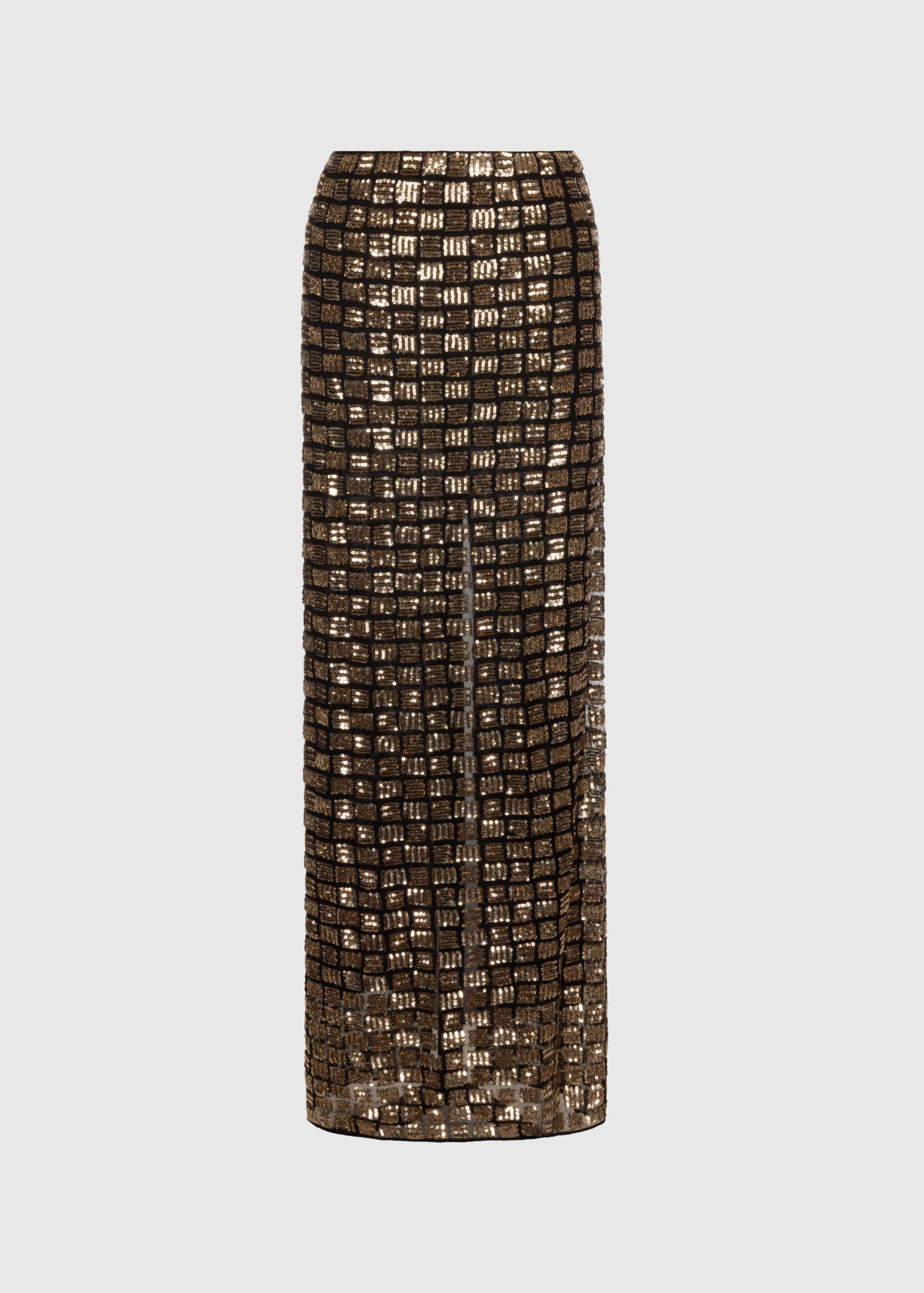 Maxi sequin skirt