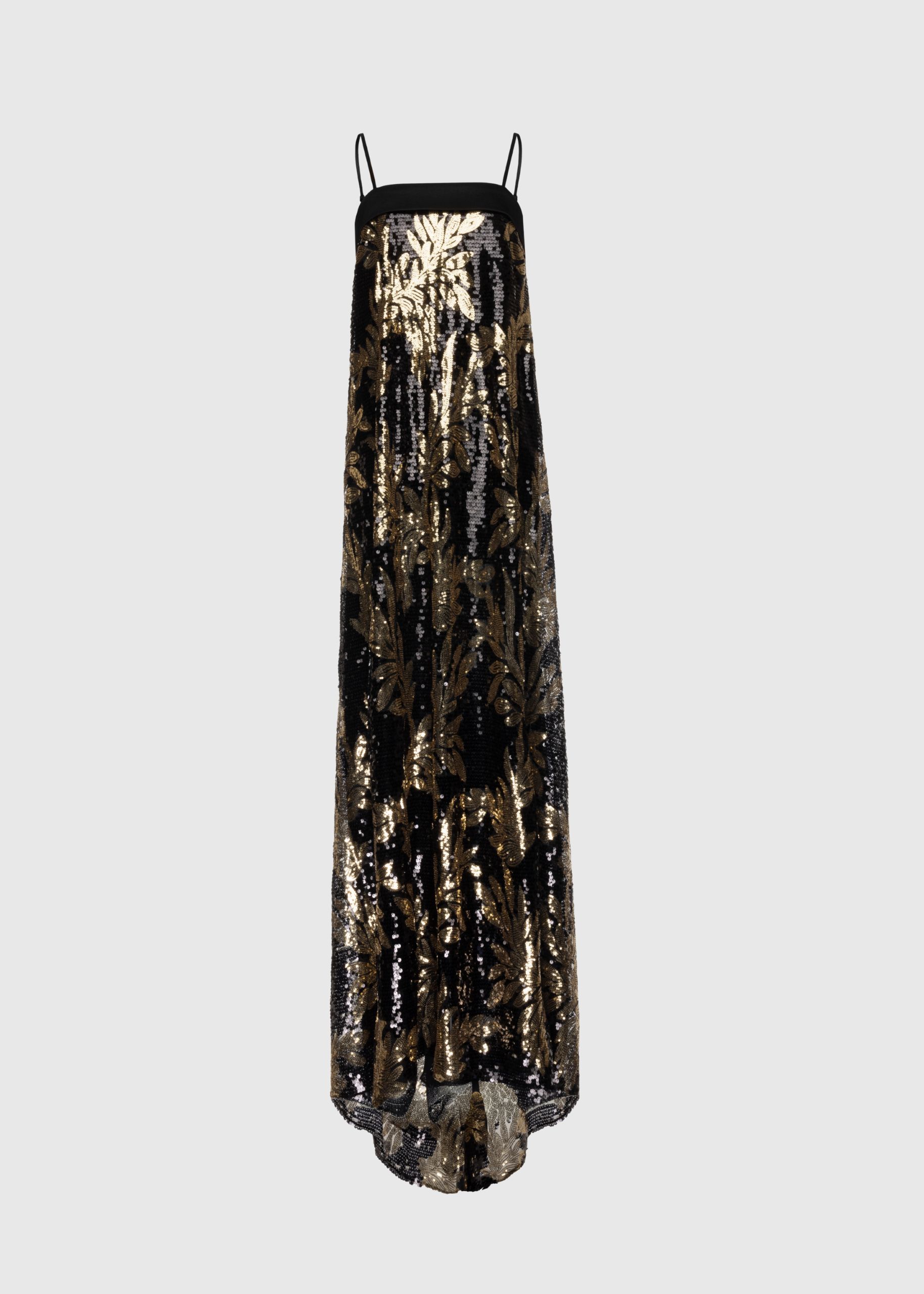 Two-tone sequin gown