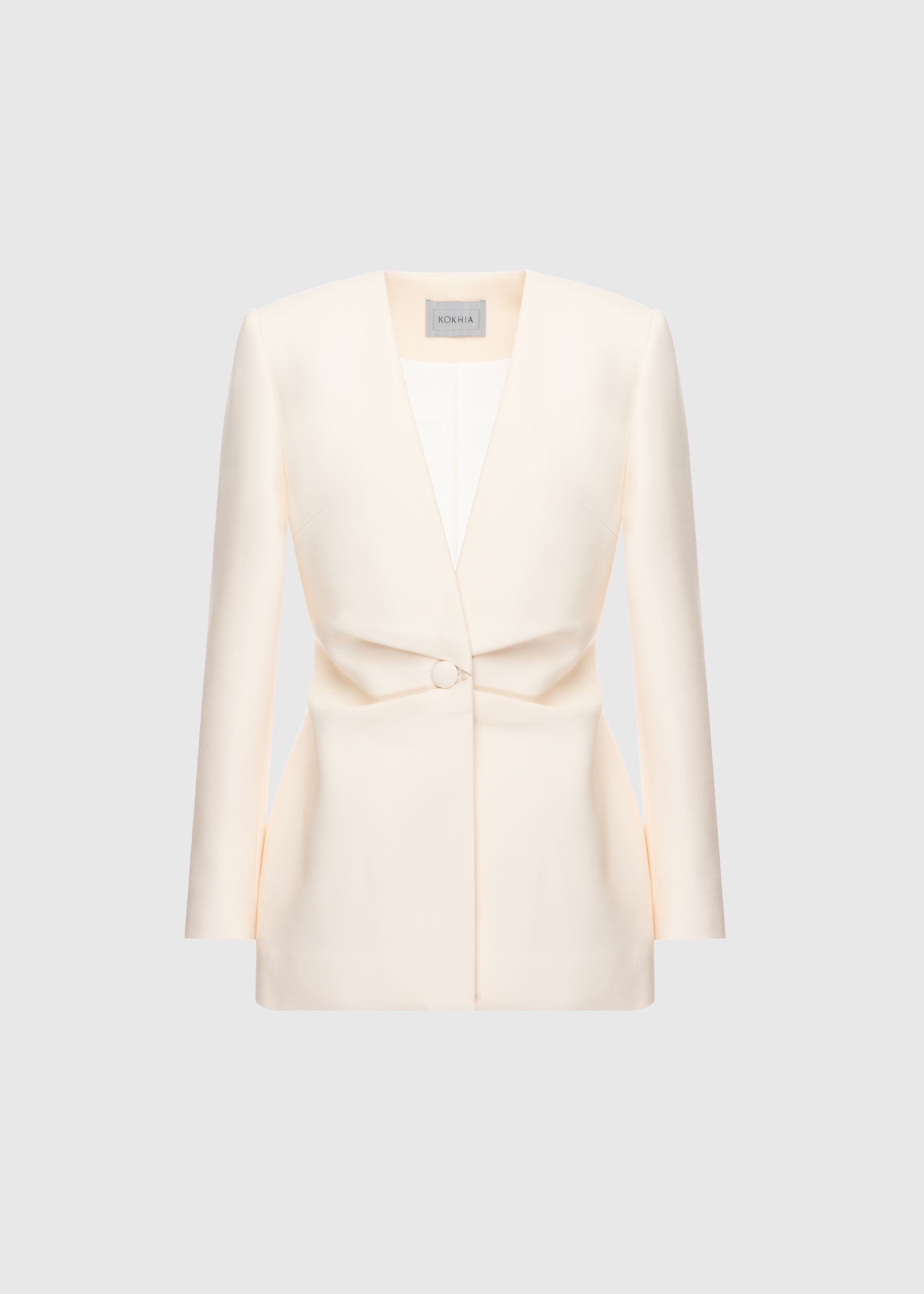 Double-face tailored blazer